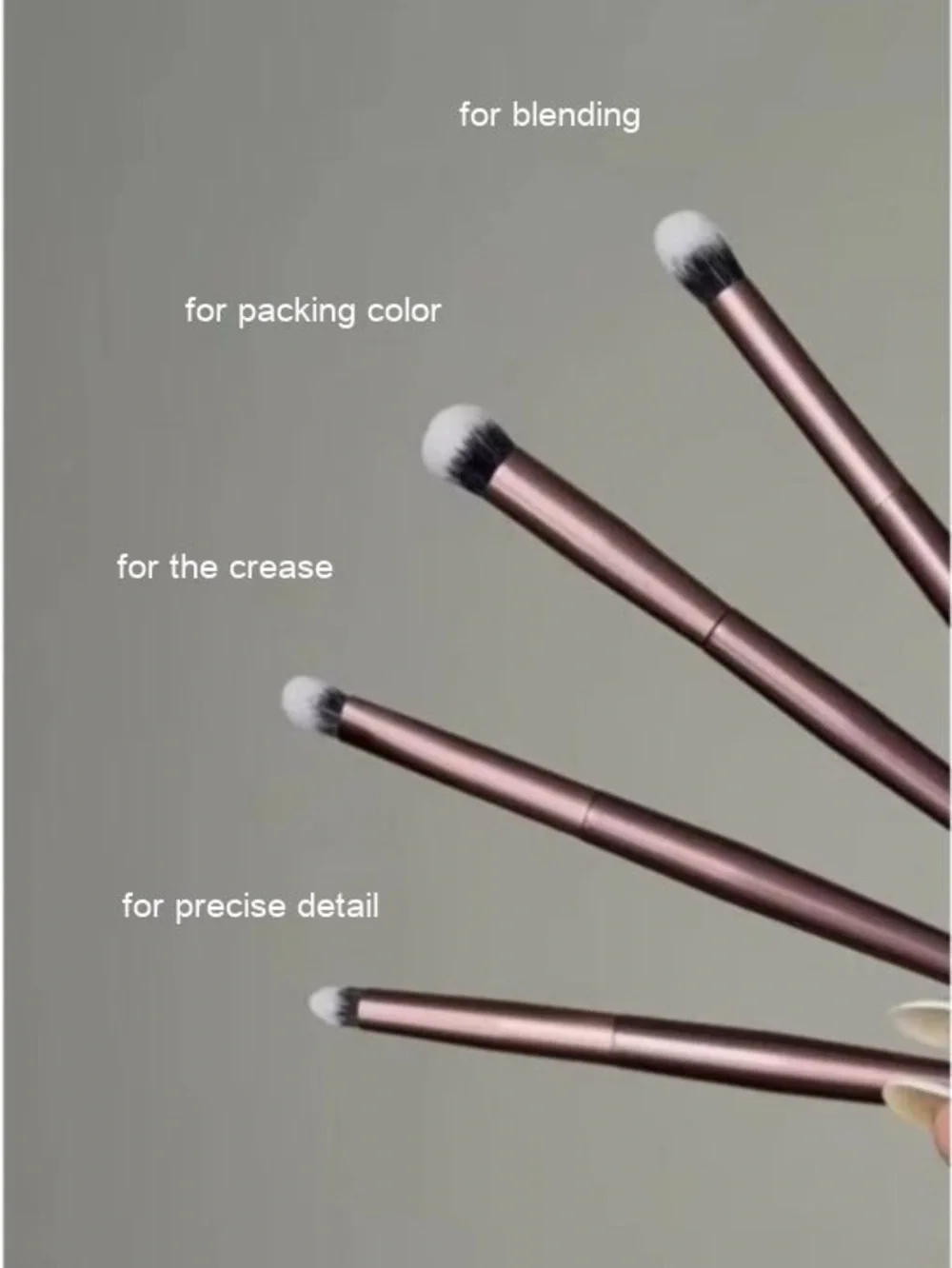 Farina Morelli Milano 10-piece make up brush set + travel pouch - NEW, never use